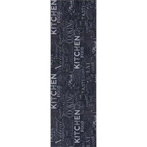 Černý koberec běhoun 50x150 cm Wild Kitchen Board – Hanse Home obraz