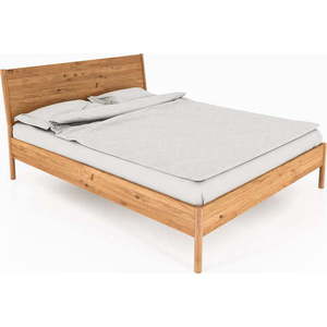 Jednolůžková postel z dubového dřeva 90x200 cm v přírodní barvě Pola – The Beds obraz