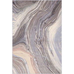 Šedý vlněný koberec 133x180 cm Agate – Agnella obraz