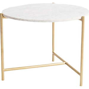 Bílý mramorový kulatý konferenční stolek ø 50 cm Morgans – Really Nice Things obraz