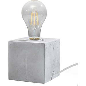 Světle šedá stolní lampa (výška 10 cm) Gabi – Nice Lamps obraz