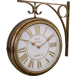 Nástěnné hodiny ve zlaté barvě Antic Line Classique, ø 36, 5 cm obraz