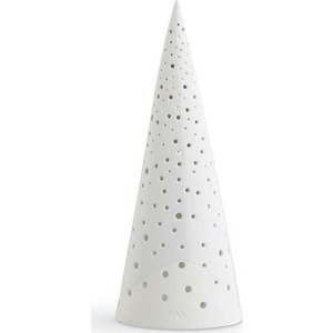Bílý vánoční svícen z kostního porcelánu Kähler Design Nobili, výška 30 cm obraz