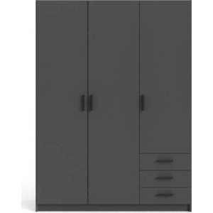 Tmavě šedá šatní skříň 147x200 cm Sprint - Tvilum obraz