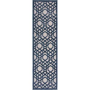 Modrý venkovní koberec 230x66 cm Oro - Flair Rugs obraz