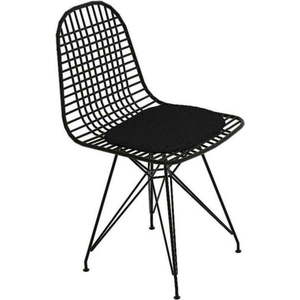 Černé kovové jídelní židle v sadě 2 ks Kafes – Kalune Design obraz