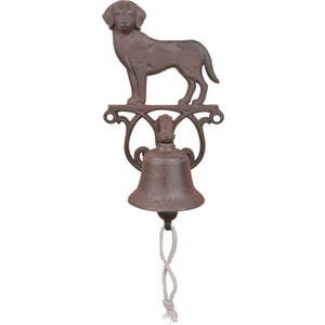 Litinový nástěnný zvonek s motivem psa Esschert Design obraz