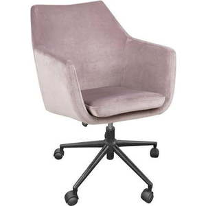 Růžová kancelářská židle Actona Nora obraz