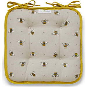 Béžovo-žlutý bavlněný podsedák Cooksmart ® Bumble Bees obraz