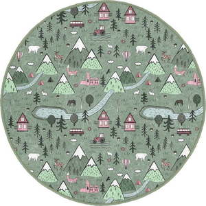 Zelený dětský koberec ø 120 cm Comfort – Mila Home obraz