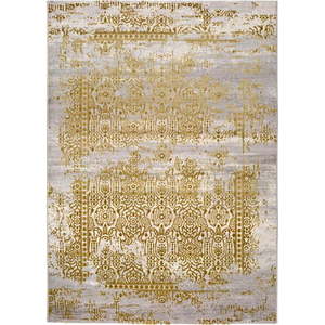 Šedo-zlatý koberec Universal Arabela Gold, 140 x 200 cm obraz