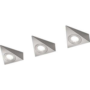 Kovové LED nástěnné svítidlo ve stříbrné barvě (délka 11 cm) Ecco – Trio obraz