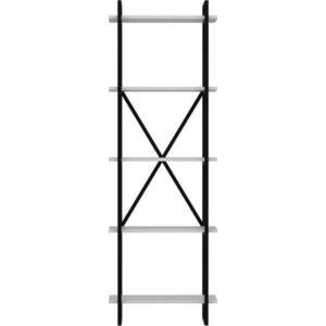 Černobílý regál 60x180 cm Elston – Kalune Design obraz