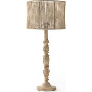 Bílá/přírodní stolní lampa (výška 68 cm) – Geese obraz
