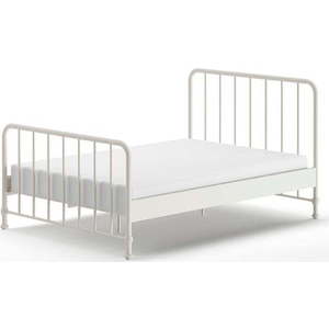 Bílá kovová jednolůžková postel s roštem 140x200 cm BRONXX – Vipack obraz
