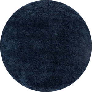Tmavě modrý kulatý koberec ø 133 cm – Flair Rugs obraz