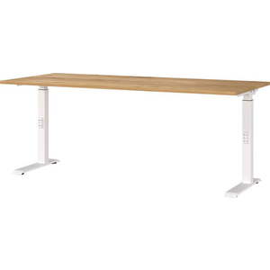 Pracovní stůl s nastavitelnou výškou s deskou v dekoru dubu 80x180 cm Downey – Germania obraz
