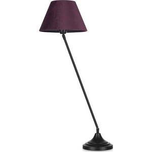 Černo-fialová stolní lampa Markslöjd Garda obraz