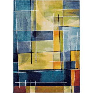 Modro-žlutý koberec Universal Lenny Multi, 120 x 170 cm obraz