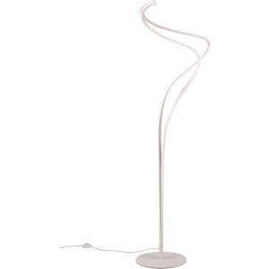 Bílá LED stojací lampa s kovovým stínidlem (výška 160 cm) Nala – Trio Select obraz