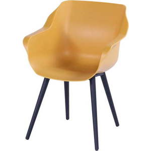 Okrově žluté plastové zahradní židle v sadě 2 ks Sophie Studio – Hartman obraz