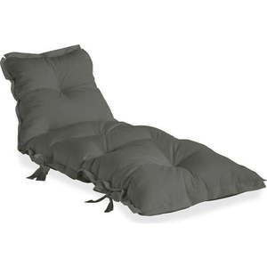Tmavě šedý variabilní futon vhodný do exteriéru Karup Design OUT™ Sit&Sleep Dark Grey obraz