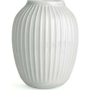 Bílá kameninová váza Kähler Design Hammershoi, ⌀ 20 cm obraz