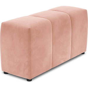 Růžová sametová područka k modulární pohovce Rome Velvet - Cosmopolitan Design obraz
