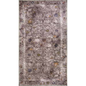 Světle hnědý pratelný koberec 80x50 cm - Vitaus obraz