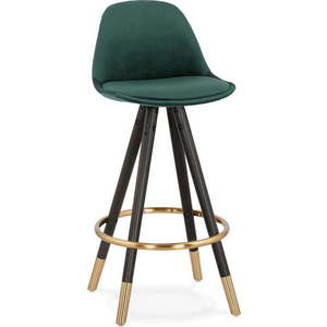 Tmavě zelená barová židle Kokoon Carry Mini, výška sedáku 65 cm obraz