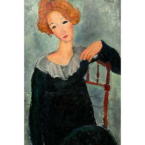 Reprodukce obrazu 40x60 cm Woman with Red Hair - Fedkolor obraz