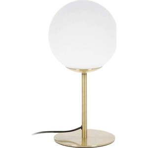 Stolní lampa ve zlaté barvě s kovovým stínidlem (výška 28 cm) Mahala – Kave Home obraz