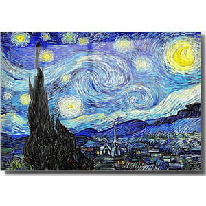 Skleněný obraz 70x50 cm Vincent van Gogh – Wallity obraz