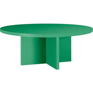 Zelený kulatý konferenční stolek ø 80 cm Pausa – Really Nice Things obraz
