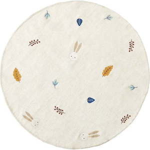 Krémový vlněný dětský koberec ø 120 cm Yanil – Kave Home obraz