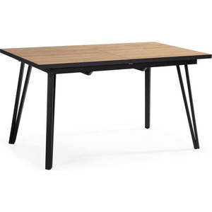 Jídelní stůl s deskou v dubovém dekoru 90x140 cm Cleo – Marckeric obraz