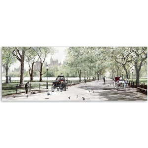 Obraz Styler Canvas Watercolor Central Park II, 60 x 150 cm obraz