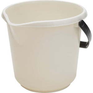 Krémový kbelík Addis Clean, 10 l obraz