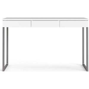 Bílý pracovní stůl Tvilum Function Plus, 126 x 52 cm obraz