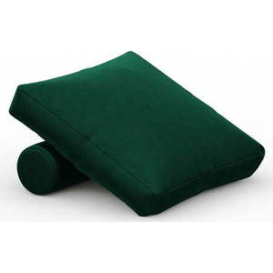 Zelený sametový polštář k modulární pohovce Rome Velvet - Cosmopolitan Design obraz
