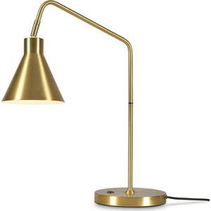 Stolní lampa s kovovým stínidlem ve zlaté barvě (výška 55 cm) Lyon – it's about RoMi obraz