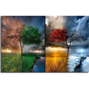 Obraz na plátně Seasons, 70 x 45 cm obraz