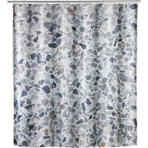 Pratelný sprchový závěs Wenko Terrazzo, 180 x 200 cm obraz