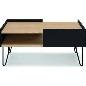 Konferenční stolek s deskou v dubovém dekoru 100x55 cm Nina - TemaHome obraz