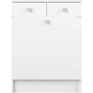 Bílá nízká koupelnová skříňka 60x82 cm Combi - TemaHome obraz