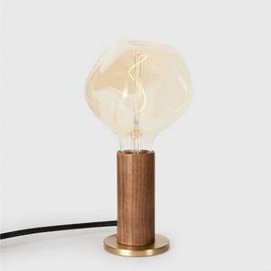 Hnědá stmívatelná stolní lampa (výška 26 cm) Knuckle – tala obraz