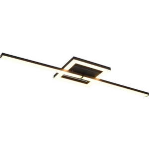 Černé LED stropní svítidlo 16x54 cm Viale – Trio obraz