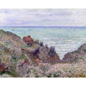Reprodukce obrazu Claude Monet - Cabin of the Customs Watch, 50 x 40 cm obraz