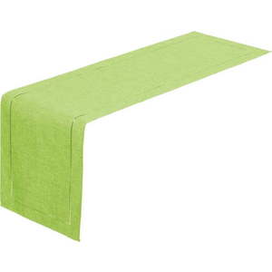 Limetkově zelený běhoun na stůl Casa Selección, 150 x 41 cm obraz
