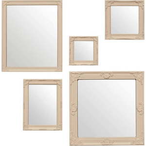 Nástěnná zrcadla v sadě 5 ks Baroque – Premier Housewares obraz